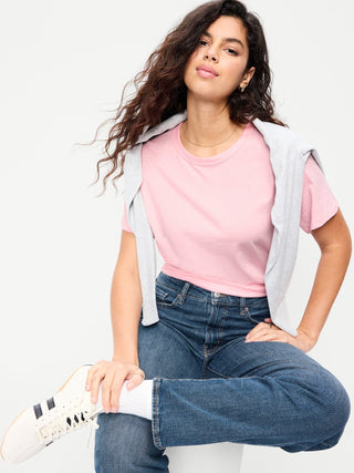 Camiseta Manga Corta de Algodón