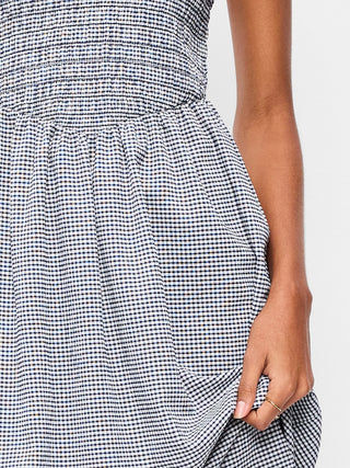 Vestido de Tirantes con Corpiño Fruncido