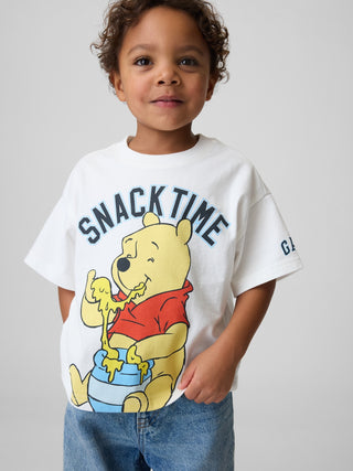 Camiseta con gráfico extragrande de Winnie The Pooh para bebés y niños pequeños.