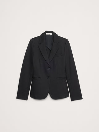 Blazer Ponte ajustado por todas partes.