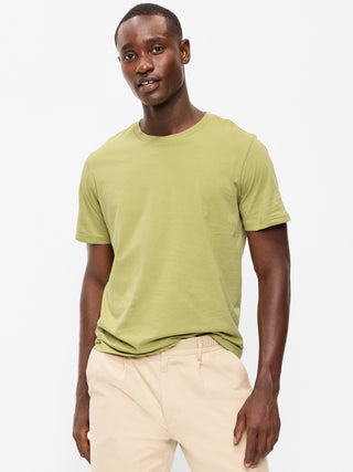 Camiseta Manga Corta Cuello Redondo de Algodón