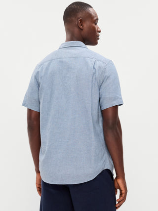 Camisa Manga Corta con Detalle Bolsillo