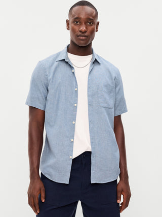 Camisa Manga Corta con Detalle Bolsillo