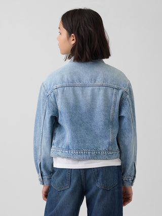Chaqueta Vaquera Con Icono Para Niños.