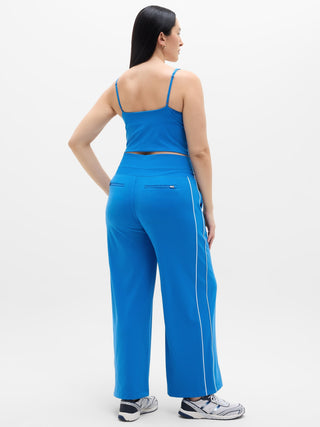 Pantalón Ancho Talle Alto con Bolsillos