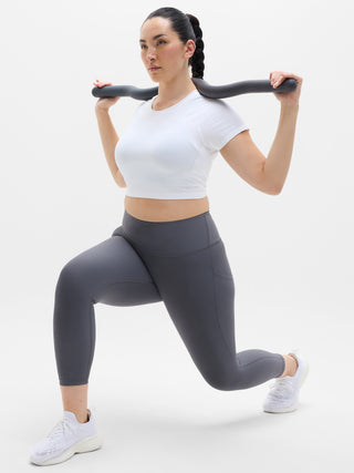 Legging Talle Alto Largo 7/8 con Bolsillos