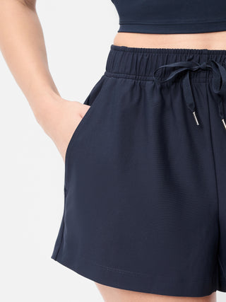 High-Waisted PowerSoft Shorts -- 3.5-inch inseam.
