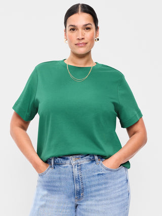 Camiseta Oversize Manga Corta de Algodón