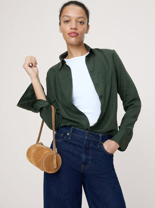 Linen Long-Sleeved Shirt