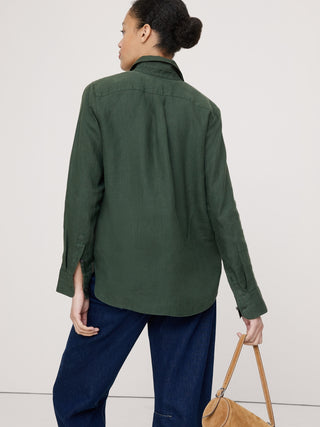 Linen Long-Sleeved Shirt