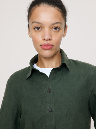 Linen Long-Sleeved Shirt