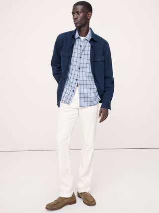 Pantalón Slim Fit Talle Medio con Bolsillos