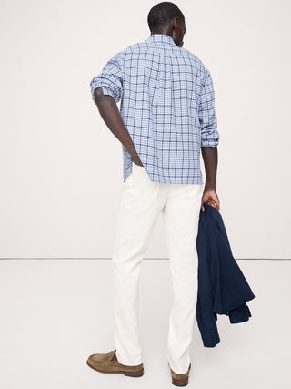 Pantalón Slim Fit Talle Medio con Bolsillos