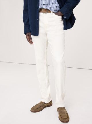 Pantalón Slim Fit Talle Medio con Bolsillos