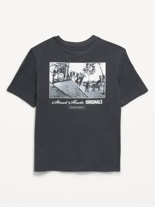 Camiseta gráfica de manga corta para niño.