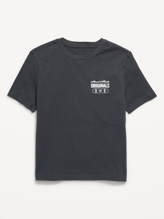 Camiseta gráfica de manga corta para niño.