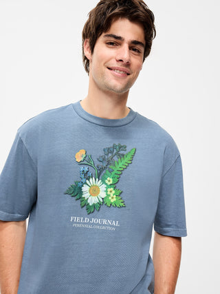 Camiseta Manga Corta con Gráfico