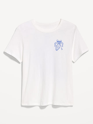 Camiseta gráfica de cuello redondo EveryWear.