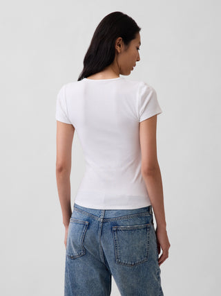 Camiseta moderna con logo Rib Gap.