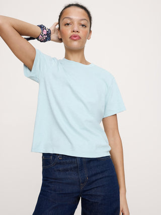 Camiseta Cuello Redondo de Algodón