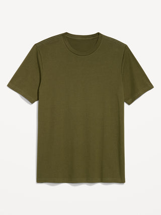 Camiseta Manga Corta Cuello Redondo de Algodón
