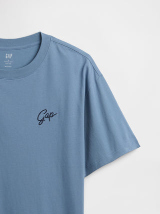 Camiseta vintage suave con logo de Gap.