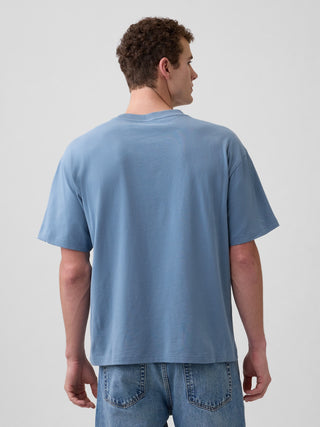 Camiseta vintage suave con logo de Gap.