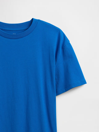 Camiseta de cuello redondo suave y holgada para niños Everyday.