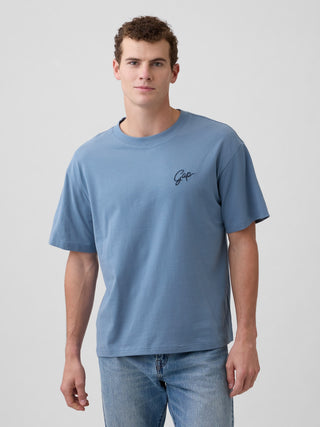 Camiseta vintage suave con logo de Gap.