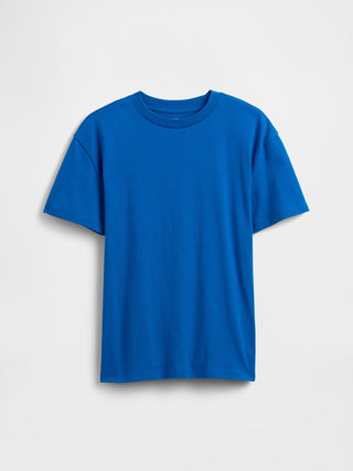 Camiseta de cuello redondo suave y holgada para niños Everyday.