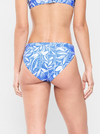 Mid-Rise Bikini Swim Bottoms.
