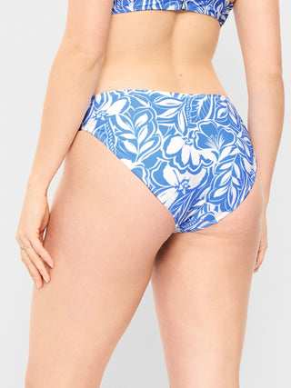 Mid-Rise Bikini Swim Bottoms.