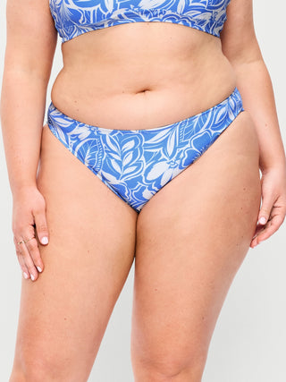 Mid-Rise Bikini Swim Bottoms.