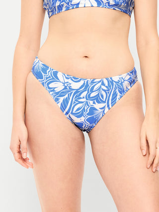 Mid-Rise Bikini Swim Bottoms.