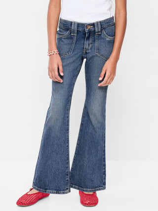 Low-Rise Flare-Leg Jeans for Girls.