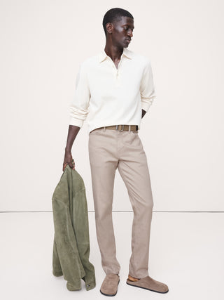 Pantalón Slim Fit Talle Medio con Bolsillos