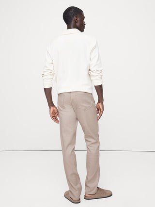 Pantalón Slim Fit Talle Medio con Bolsillos