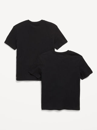 Paquete de 2 camisetas gráficas de manga corta para niños.