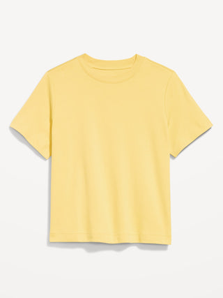 Camiseta Oversize Manga Corta de Algodón