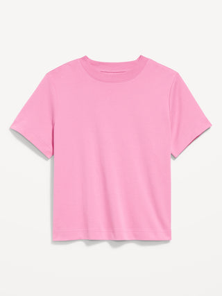 Camiseta Oversize Manga Corta de Algodón