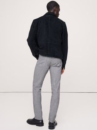 Pantalón traveller slim de lino y algodón.