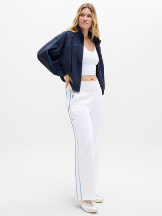 Pantalón Ancho Talle Alto con Bolsillos