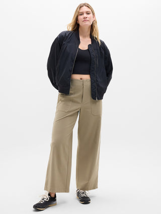 Chaqueta Bomber con Tela Repelente al Agua