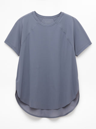 Sports T-shirt Round Neck Mesh Detail