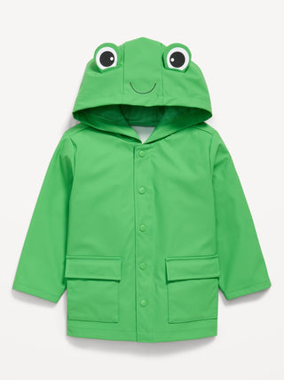 Water-Resistant Unisex Critter Hooded Jacket for Toddler.