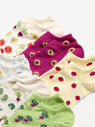Calcetines tobilleros, paquete de 6 para mujer.