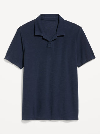 Polo de punto texturizado tipo gofre.