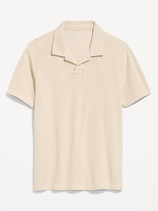 Polo de punto texturizado tipo gofre.