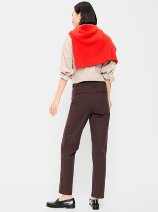 Pantalones rectos Pixie de cintura alta.