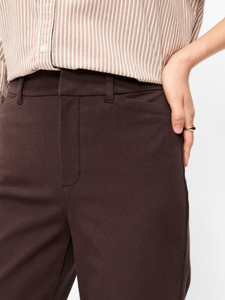 Pantalones rectos Pixie de cintura alta.